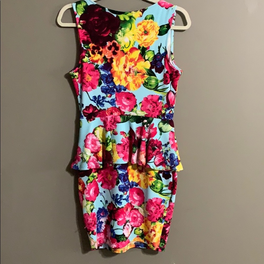 Fun flowered dress